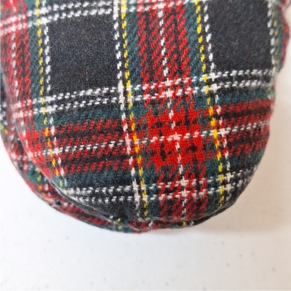 NEW! Adult Tartan Faux Shearling Lined Pull-On Slipper Socks w/Grip Size M/L - Picture 2 of 8